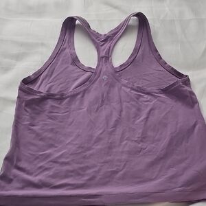 Lululemon Purple Racerback Tank Top